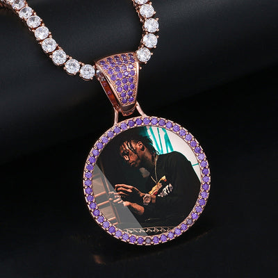 Crystal Pendant - Custom Photo Necklace- Necklace With Picture In It