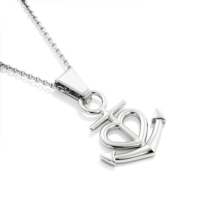 Romantic Valentine Gift For Her The Anchor Necklace With Beautiful Valentine Day Wish Message Card