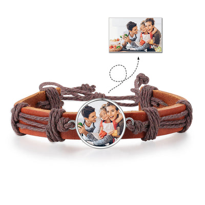 Family Photo Charm Bracelet For Mom- Best Mother's Day Gift- Gift For Mom