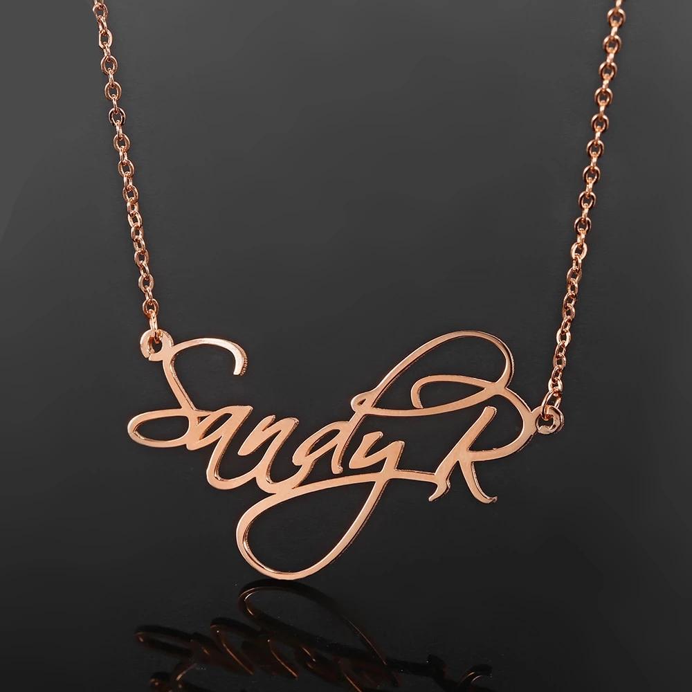 Personalized Name Necklace Necklace With Name Gifts For Her Engraved Giftsly