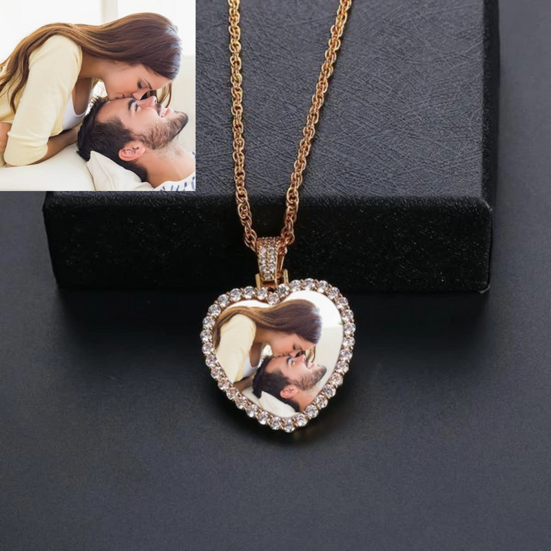Custom Heart Pendant With Picture- Best Necklace With Picture Inside