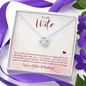 Love Knot Necklace- Valentine Day Gift For Wife- Valentine's Day Gifts For Her
