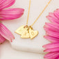 Gifts For Wife Initial Heart Necklace For Wife