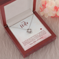 Love Knot Necklace- Valentine Day Gift For Wife- Valentine's Day Gifts For Her