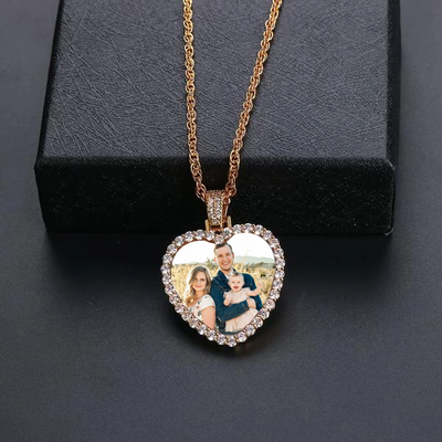 Custom Heart Pendant With Picture- Best Necklace With Picture Inside