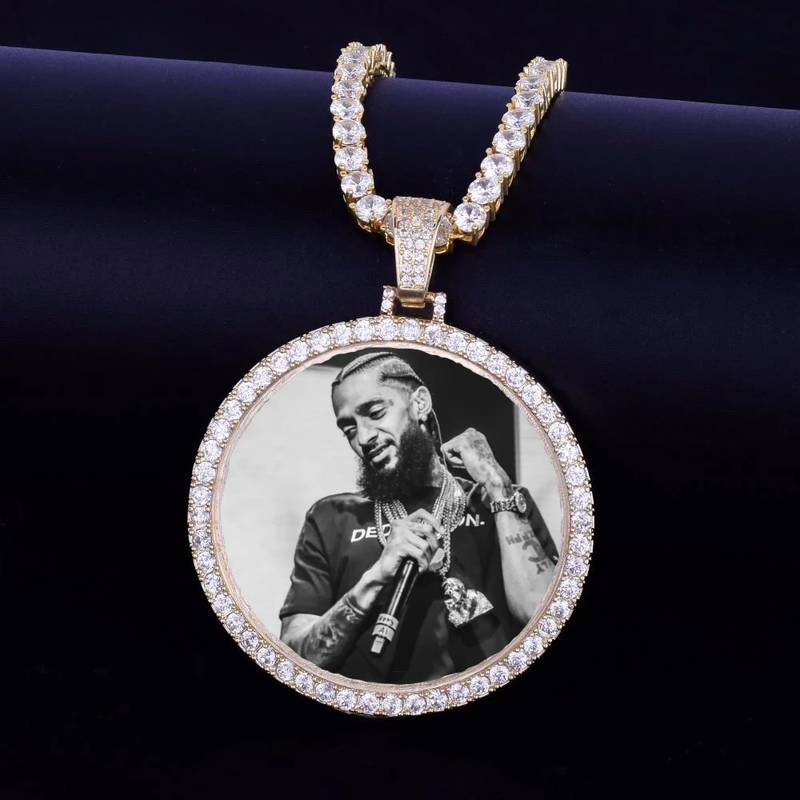 Personalized Necklace With Picture Inside- Christmas Gifts For Men