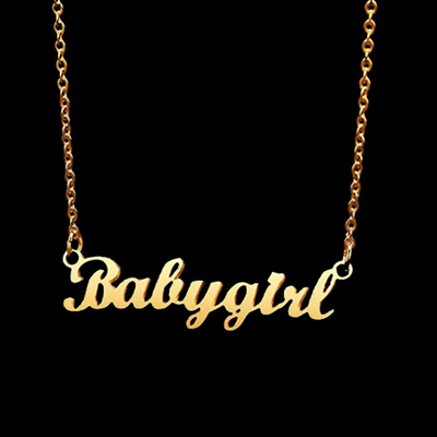 18k Gold Plated Name Necklace- Best Gifts For Mother's Day
