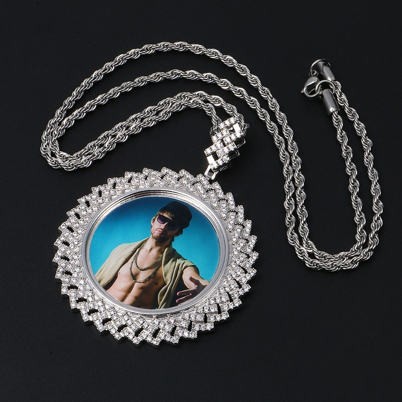 Picture Pendant- Memorial Pendant Necklace- Best Gifts For Men