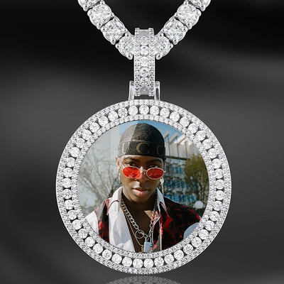 Custom Made Photo Medallions Necklace- Hip Hop Necklace For Men's