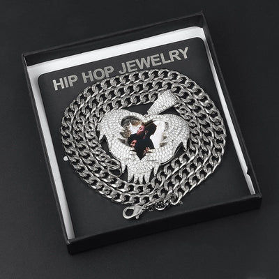Personalized Photo Hip Hop Medallion Necklace