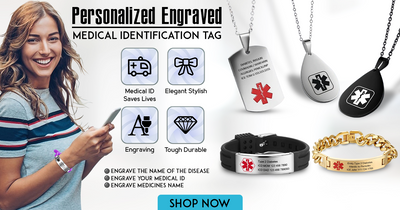 Medical Identification tag Jewelry