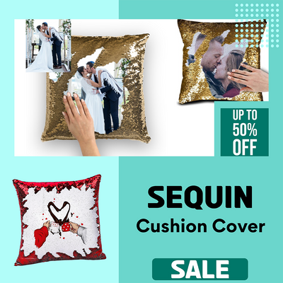 Sequin Cushion Cover