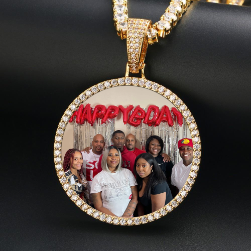 18K Gold Plated / White Crystal / United States