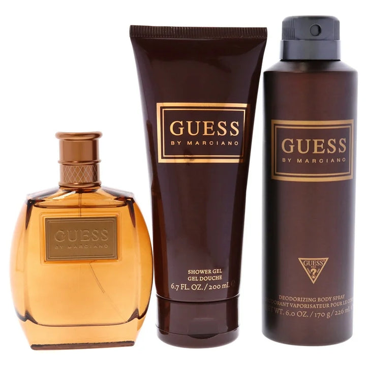 GUESS MARCIANO (M) 3PC SET (3.4oz EDT sp, 6.7oz Shower Gel, 6.0oz Body Spray)