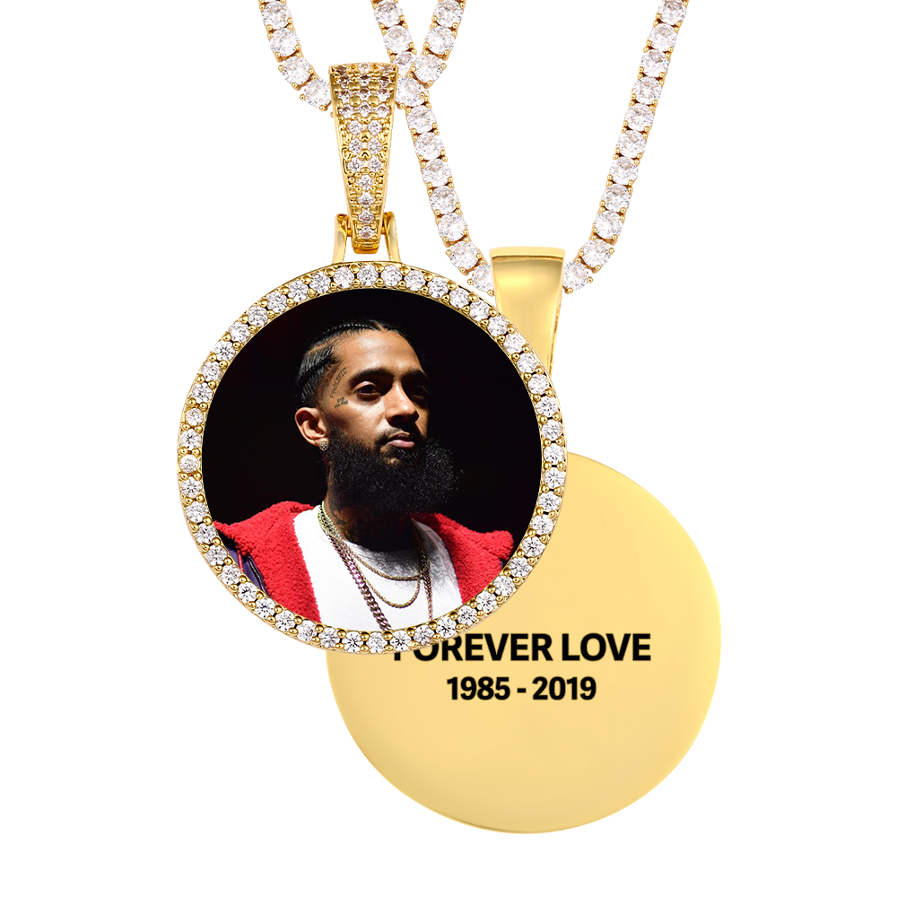 Customized Necklace With Photo Pendant-Personalized Jewelry With Picture-Picture Necklace For Men