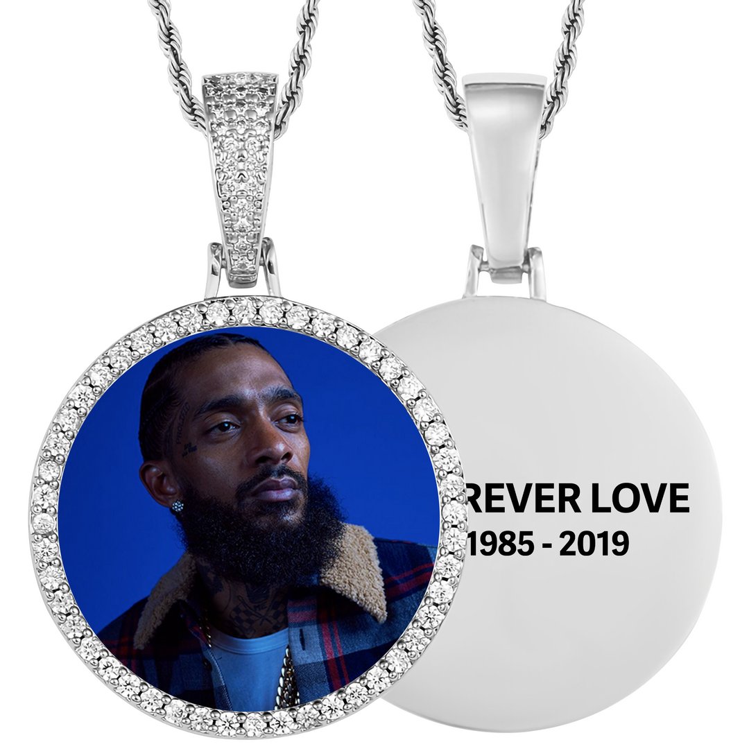 Customized Necklace With Photo Pendant-Personalized Jewelry With Picture-Picture Necklace For Men