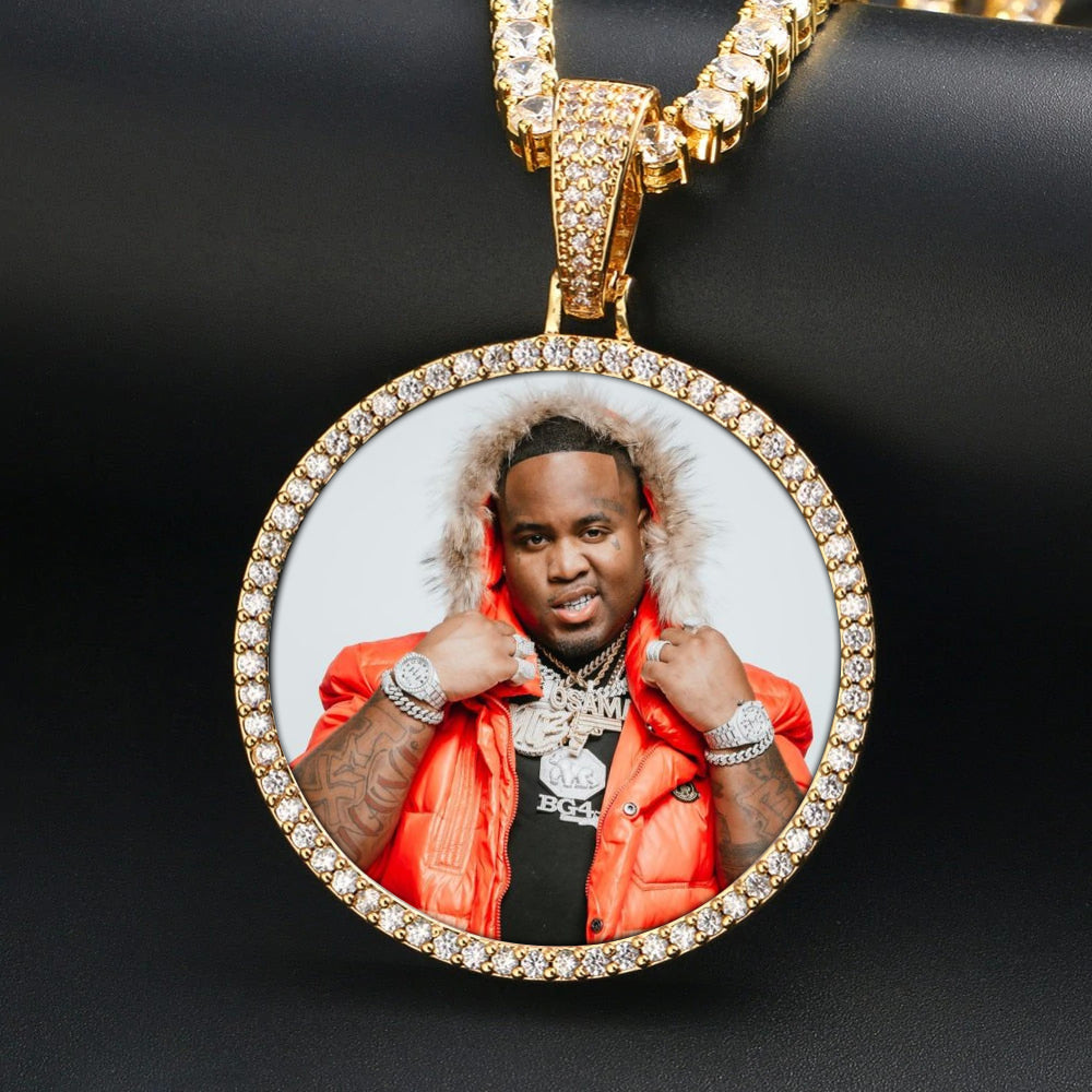 Picture Necklace- Gift's For Him- Personalized Gift- Personalized Necklaces