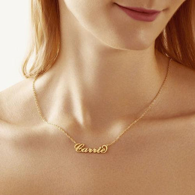 name chain necklace