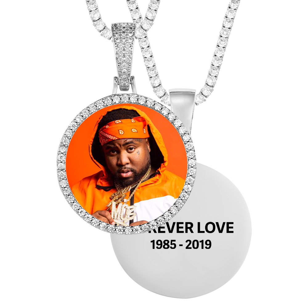 Customized Necklace With Photo Pendant-Personalized Jewelry With Picture-Picture Necklace For Men