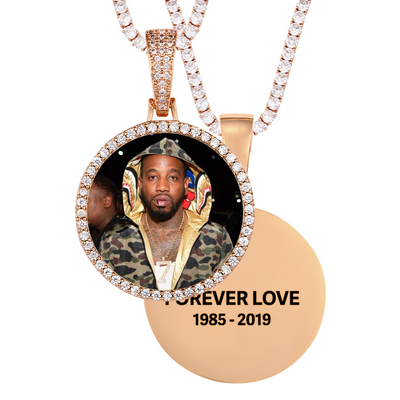 Customized Necklace With Photo Pendant-Personalized Jewelry With Picture-Picture Necklace For Men