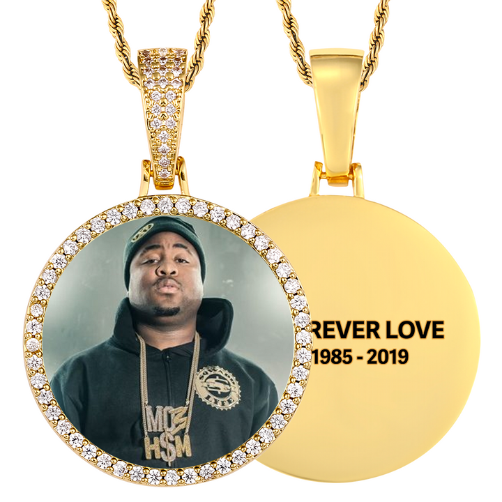 Customized Necklace With Photo Pendant-Personalized Jewelry With Picture-Picture Necklace For Men