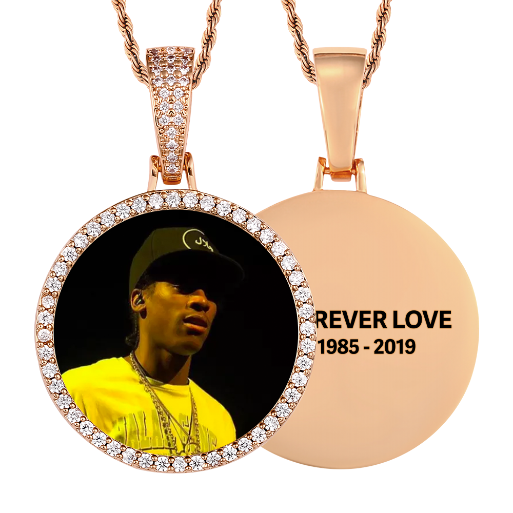 Customized Necklace With Photo Pendant-Personalized Jewelry With Picture-Picture Necklace For Men