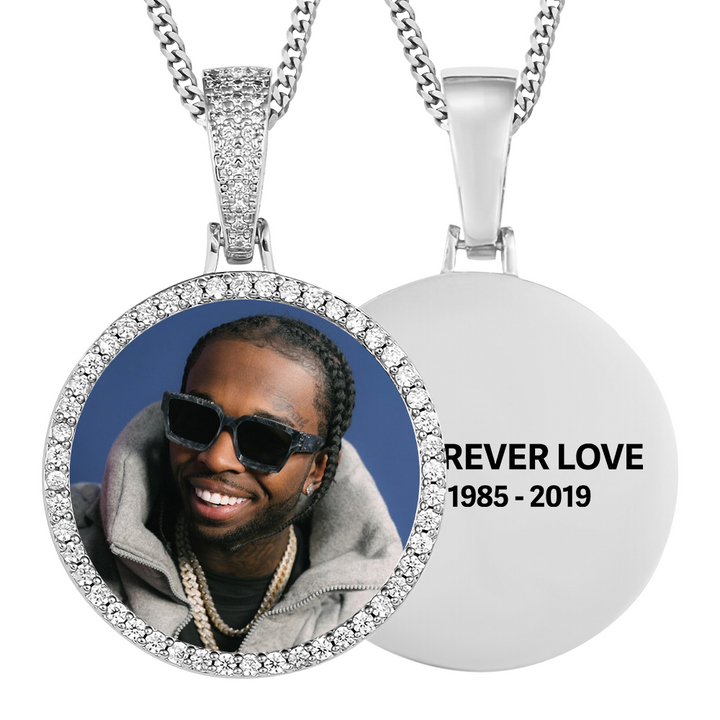 Customized Necklace With Photo Pendant-Personalized Jewelry With Picture-Picture Necklace For Men