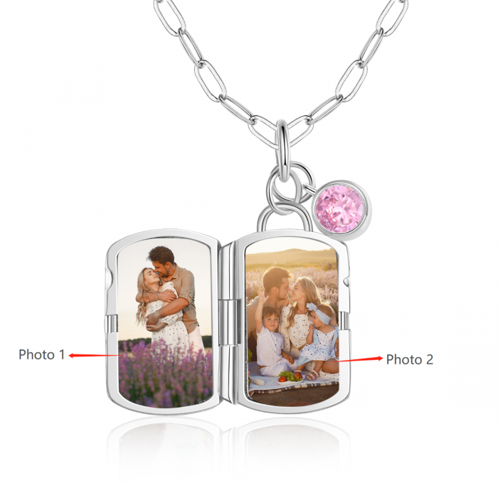 Customized Picture Necklace- Cute Valentines Gifts For Mom