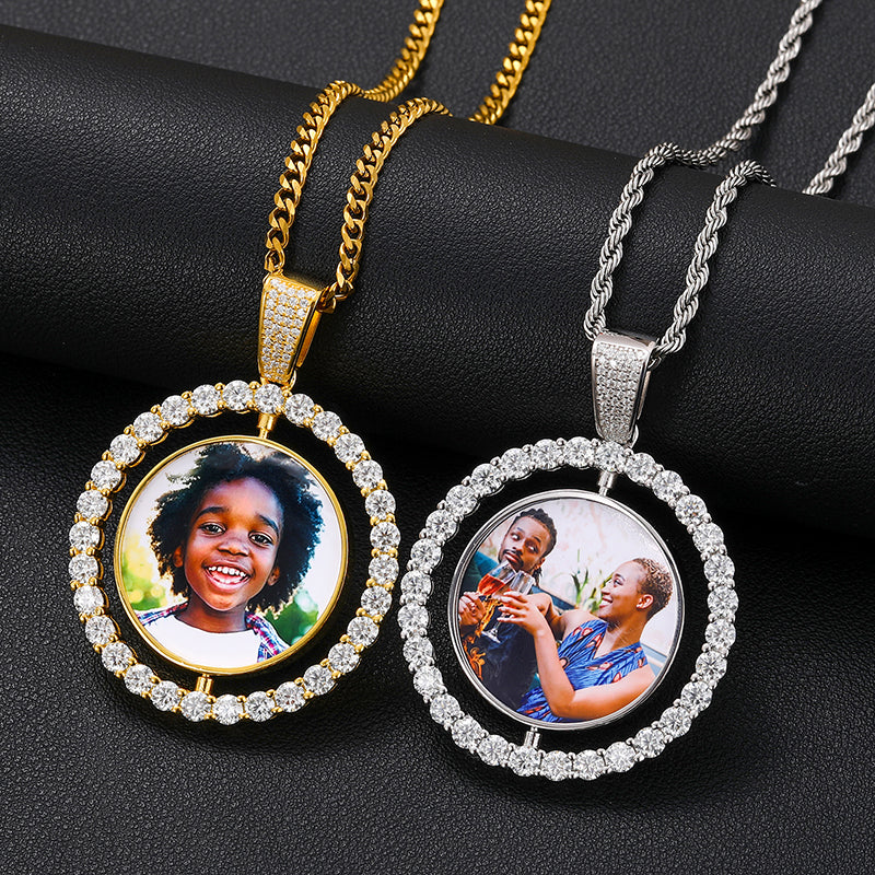 moissanite custom pendant