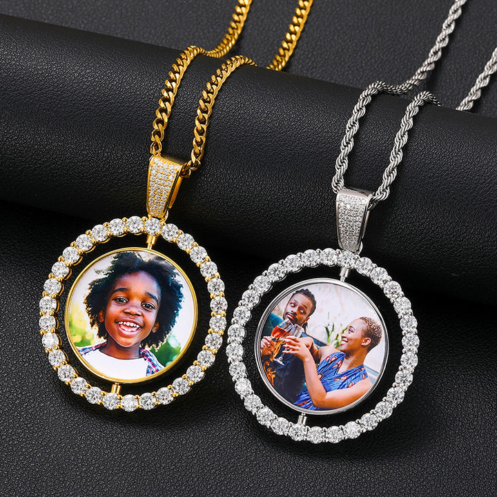 moissanite custom pendant