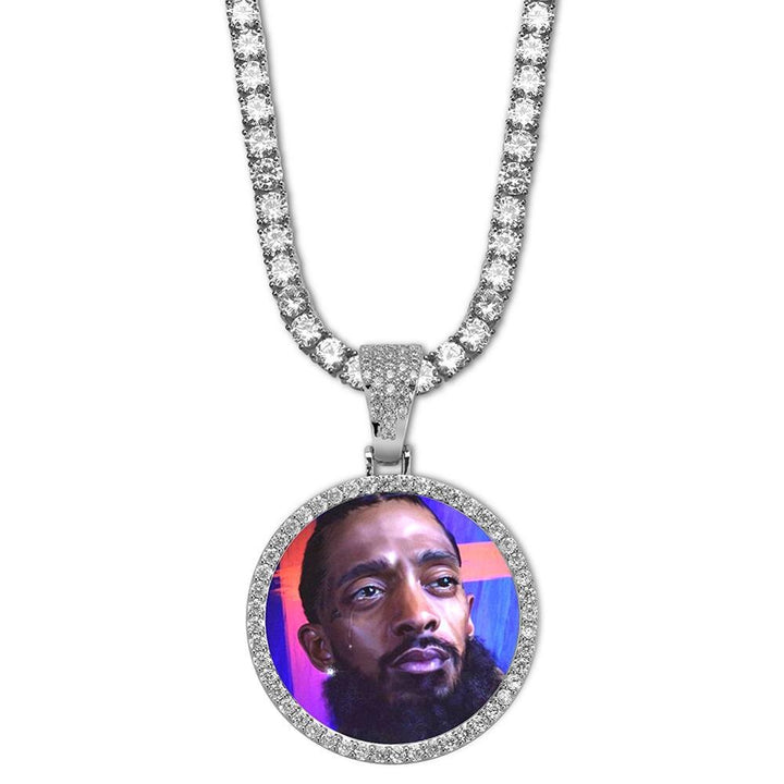 Personalized Memory Medallion- Necklace With Picture Inside