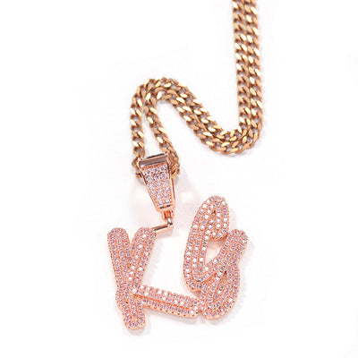 Iced Out Pendant-Personalized Name Necklace For Hip-Hop Lover