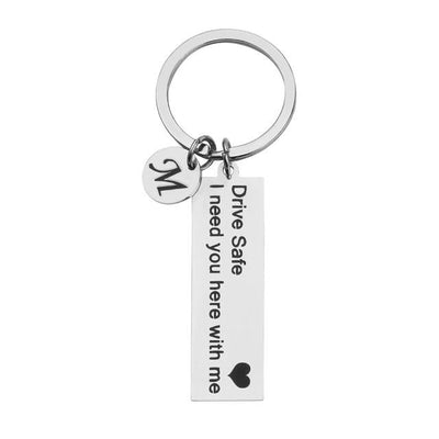 Personalized Keychain With Date, Photo, Engrave Text- Christmas Gifts For Dad