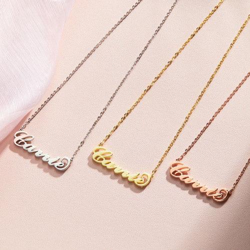 name chain necklace