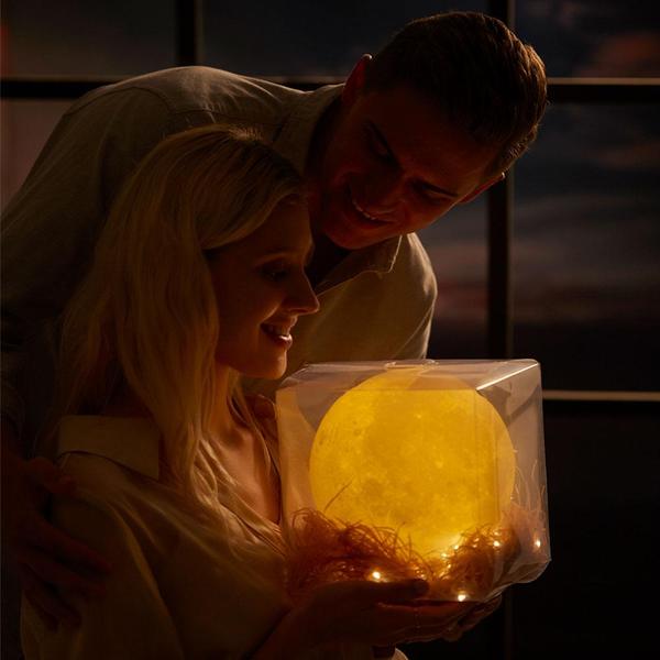 3D Custom Photo Engraving Moon Light The Best Christmas Gifts For Dad