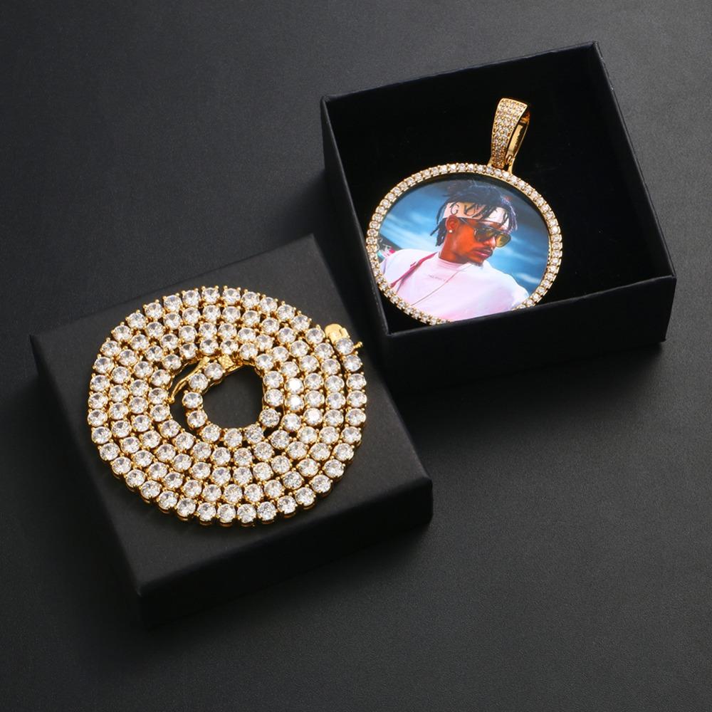 Custom Photo Medallion Necklace- Best Christmas Gifts For Dad