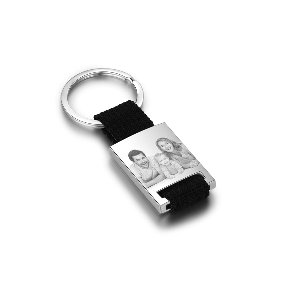 Personalized Calendar Keychain- Custom Date & Picture Calendar Gift for Dad