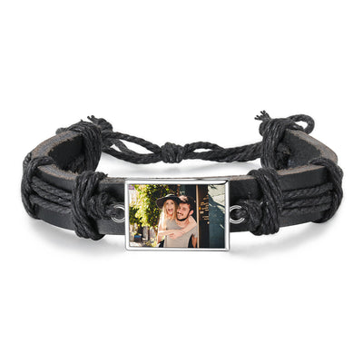 custom photo bracelet for men