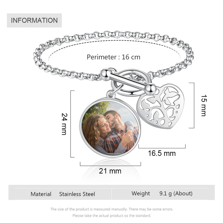 photo bracelet for women