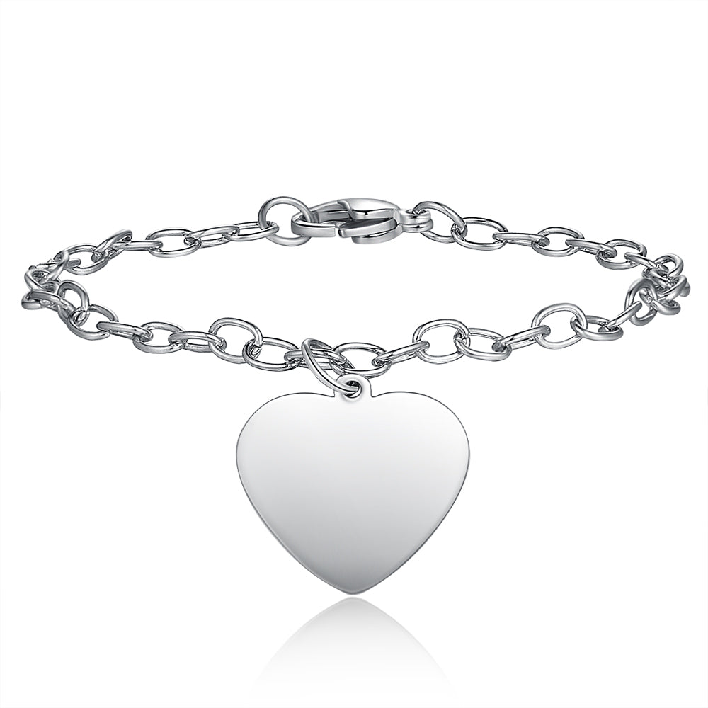 custom heart photo necklace