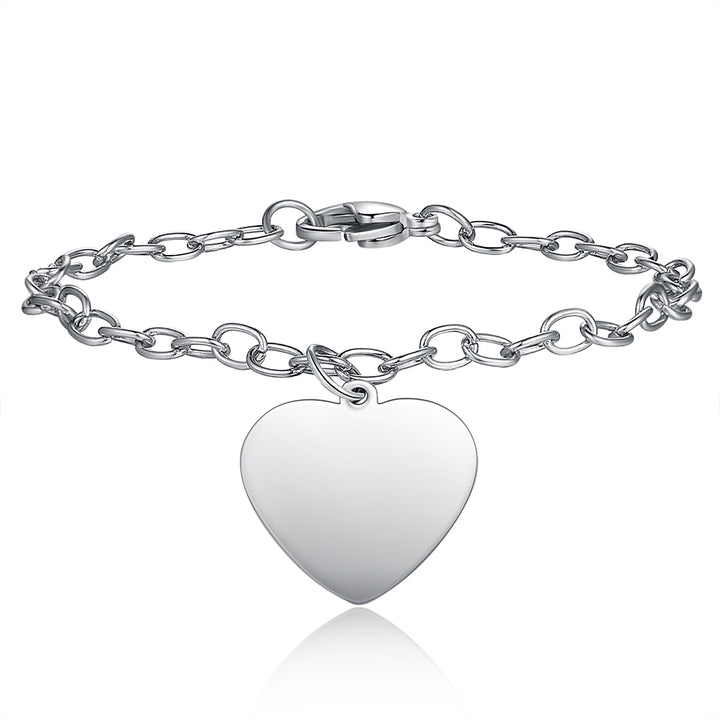 custom heart photo necklace