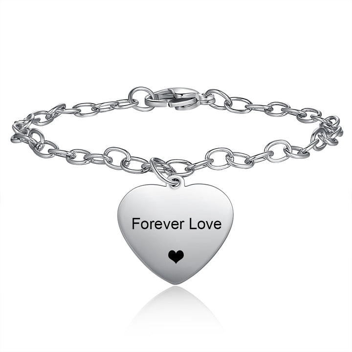 heart photo necklace