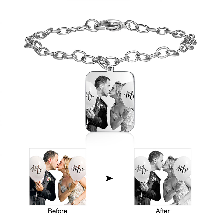 photo bracelet for her