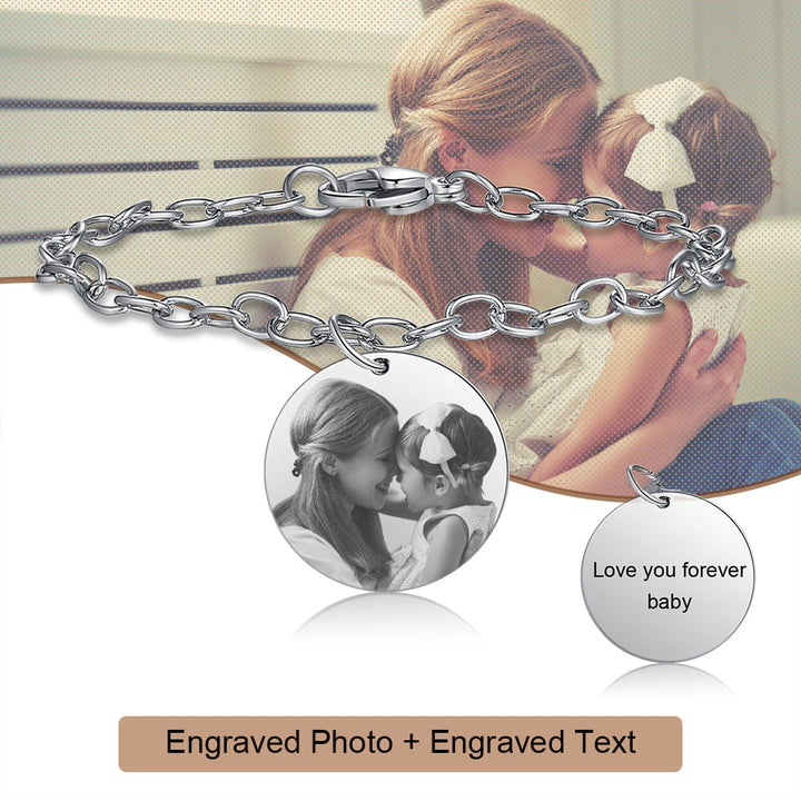 custom photo bracelet for mom