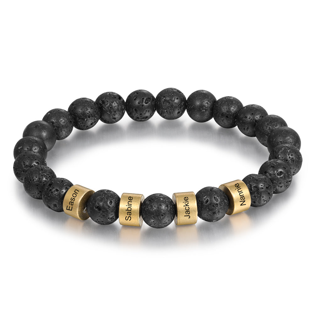Custom Name Beads Bracelet