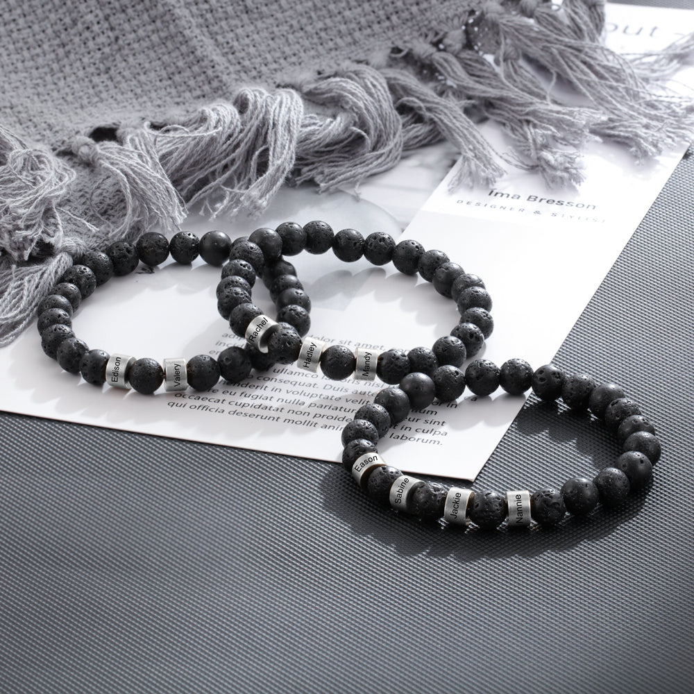 Custom Name Beads Bracelet