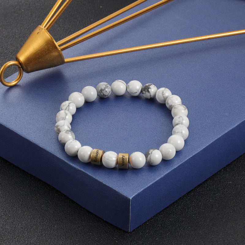 Brand New Magnesite Chakra White Bracelet