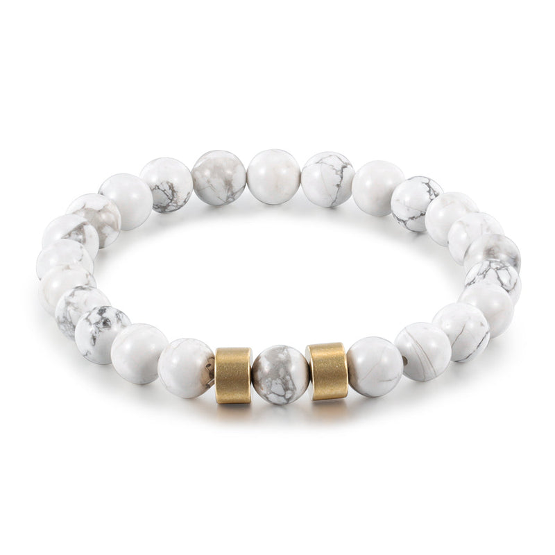 Brand New Magnesite Chakra White Bracelet