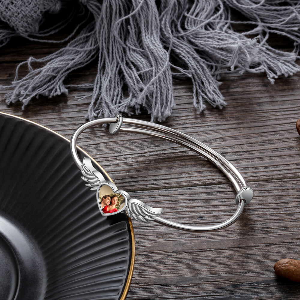 custom photo bangle bracelet 