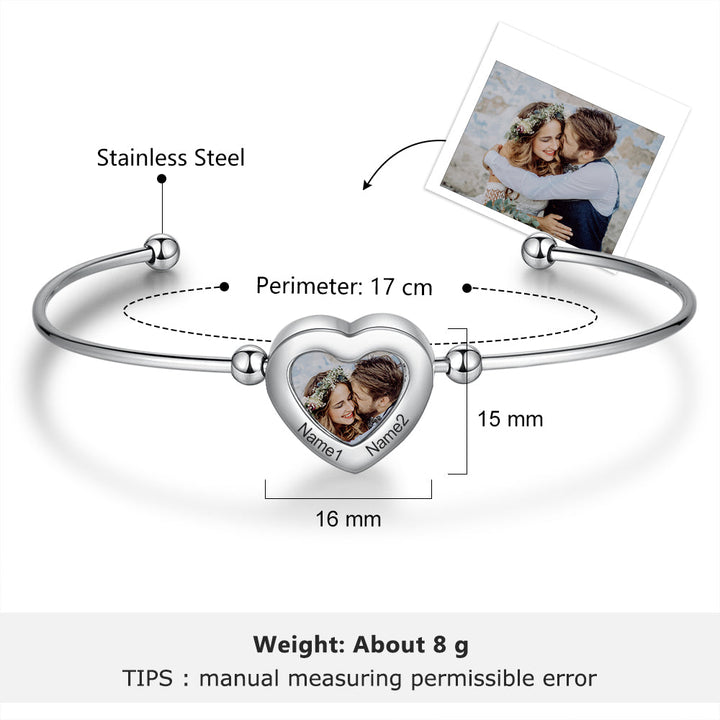 photo bracelet for her